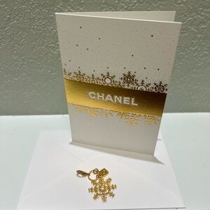 CHANEL blank card and limited edition 2024 CHANEL charm